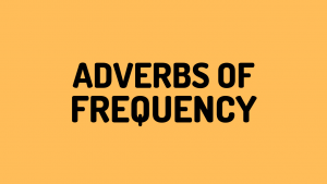 Adverbs Of Frequency Flashcard