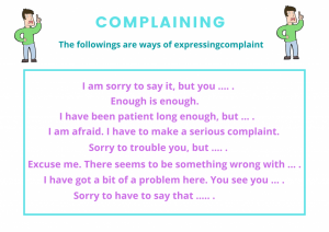 Expressing Complaints