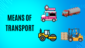 Means Of Transport (4): Gas Trucks, Ice Cream Vans, Forklift, And Steamroller