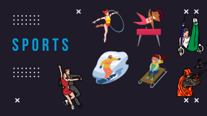 Sports (5): Gymnast Rings, Vault, Rhythmic Gym, Shooting, Sledding, Ice Dancing, Snow Boarding