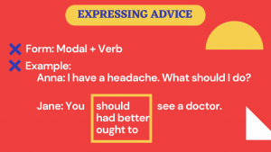 Expressing Advice